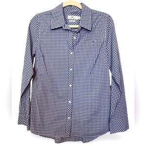SOLD… Vineyard Vines Alicetown Gingham Classic Button Down Shirt Purple Blue XS